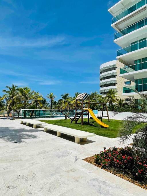 Espectacular Apto En Cartagena Con Salida Directa A La Playa Apartment Bagian luar foto