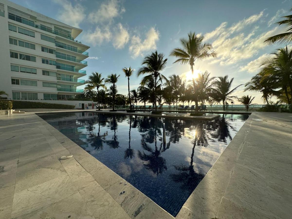 Espectacular Apto En Cartagena Con Salida Directa A La Playa Apartment Bagian luar foto