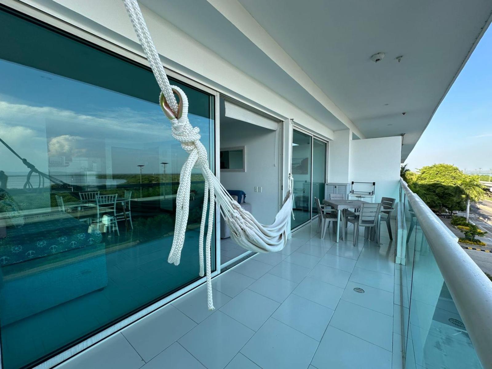 Espectacular Apto En Cartagena Con Salida Directa A La Playa Apartment Bagian luar foto