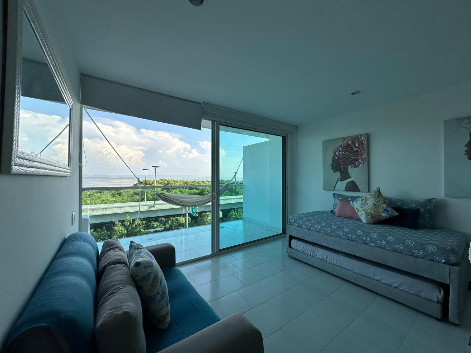 Espectacular Apto En Cartagena Con Salida Directa A La Playa Apartment Bagian luar foto